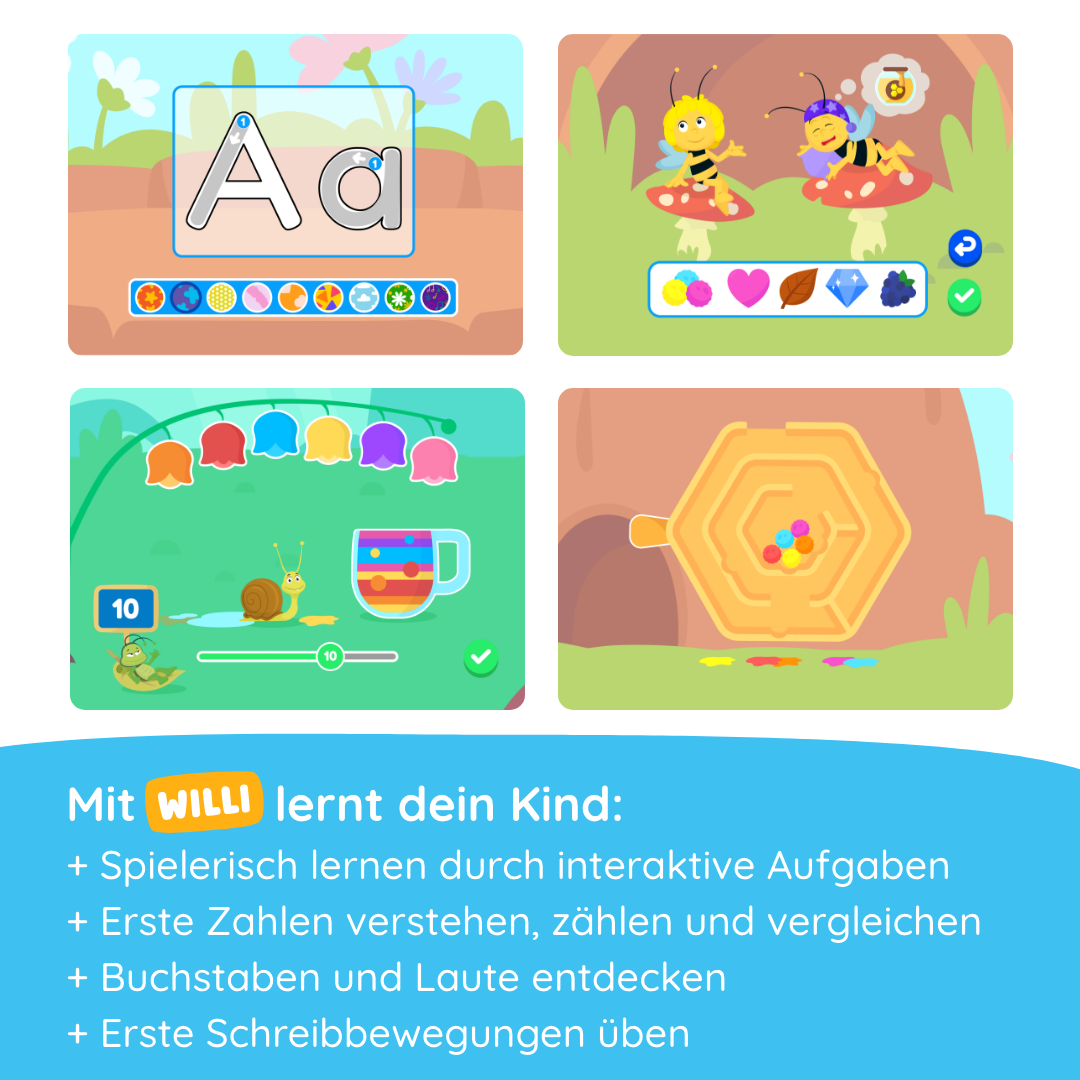 Die Biene Maja - "Erste Zahlen & Buchstaben mit Willi"