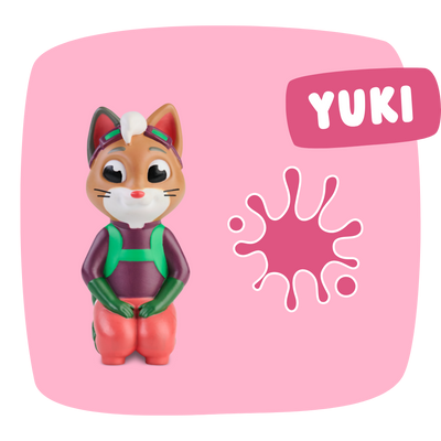 Mit Figur Yuki Kreativität und Malen entdecken