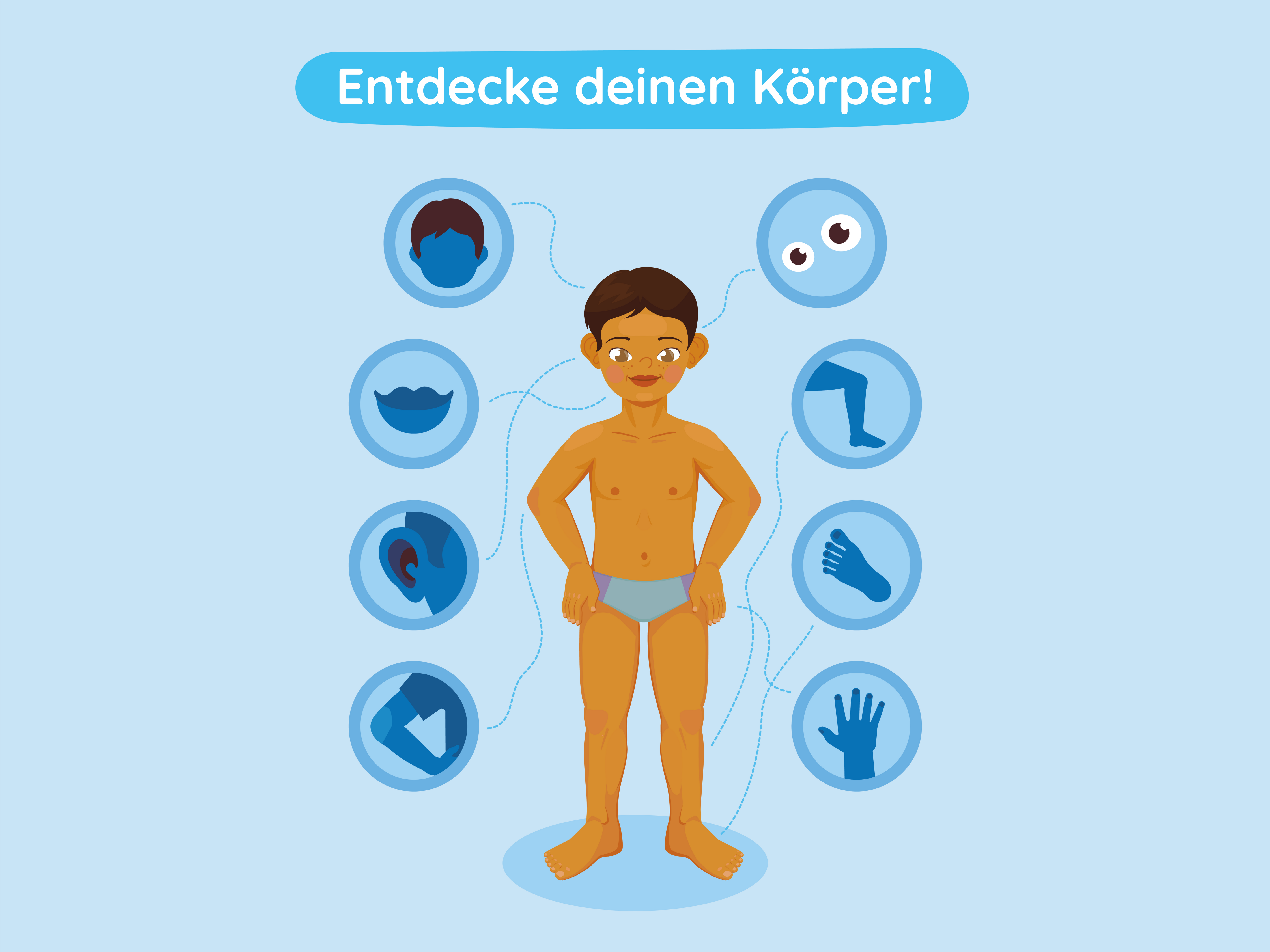 Arbeitsblatt Entdecke deinen Körper