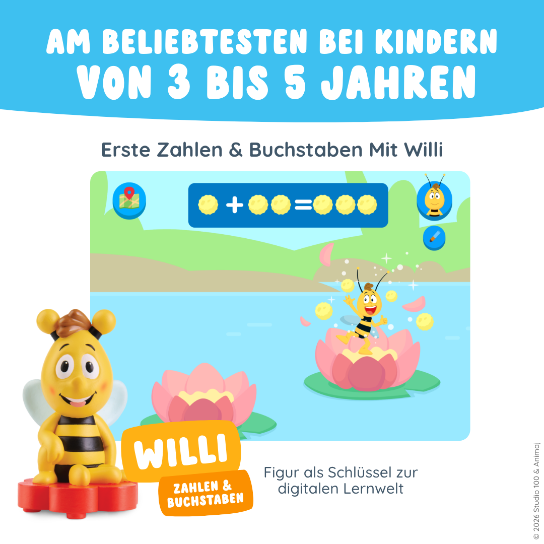 Die Biene Maja - "Erste Zahlen & Buchstaben mit Willi"